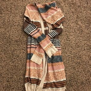 Lightweight Aztec cardigan